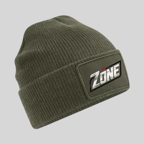The Zone kötött sapka - Original koptatott logóval