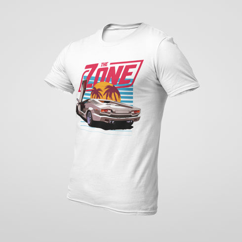 The Zone prémium póló - Countach Retrowave