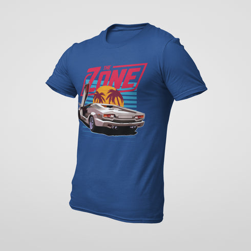 The Zone prémium póló - Countach Retrowave
