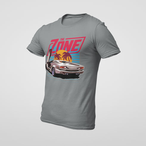 The Zone prémium póló - Countach Retrowave