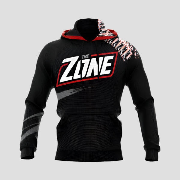 The Zone - Full print kapucnis pulóver