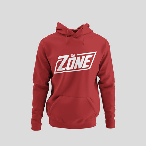 The Zone - Kapucnis pulcsi fehér logóval