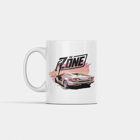 The Zone - Porcelán bögre - Countach Brush