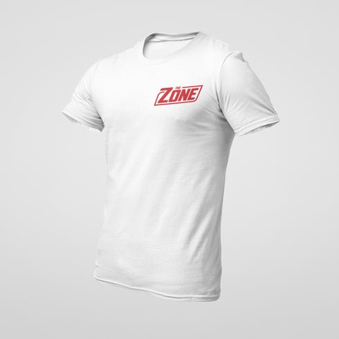 The Zone - Prémium póló piros mellkas logóval