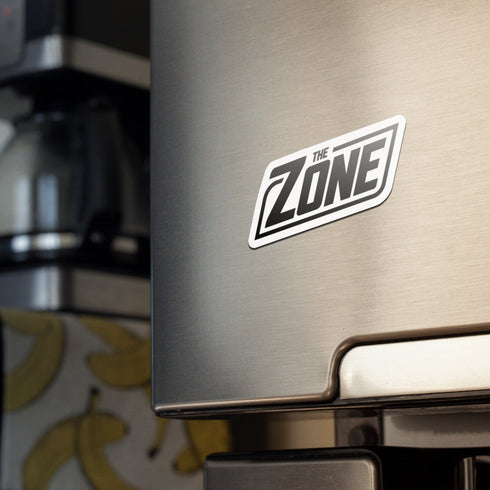 The Zone - Fekete logós hűtőmágnes