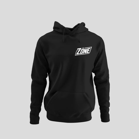 The Zone - Kapucnis pulcsi fehér mellkas logóval