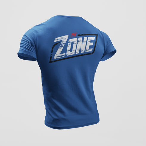 The Zone - Prémium póló koptatott ZONE hát és mellkas logóval