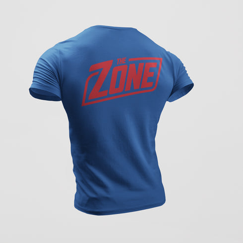 The Zone - Prémium póló piros hát és mellkas logóval