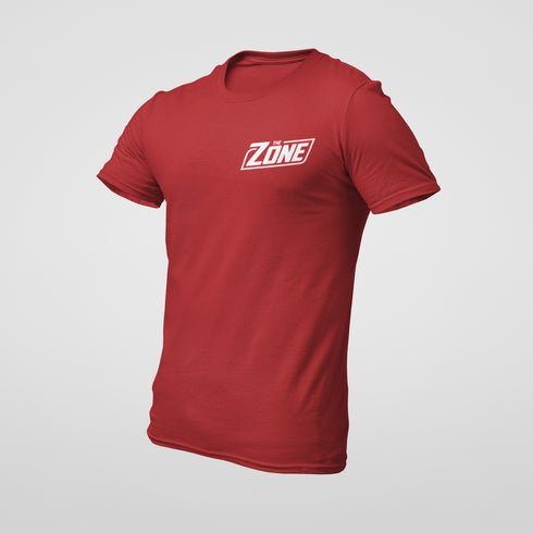 The Zone - Prémium póló fehér hát és mellkas logóval