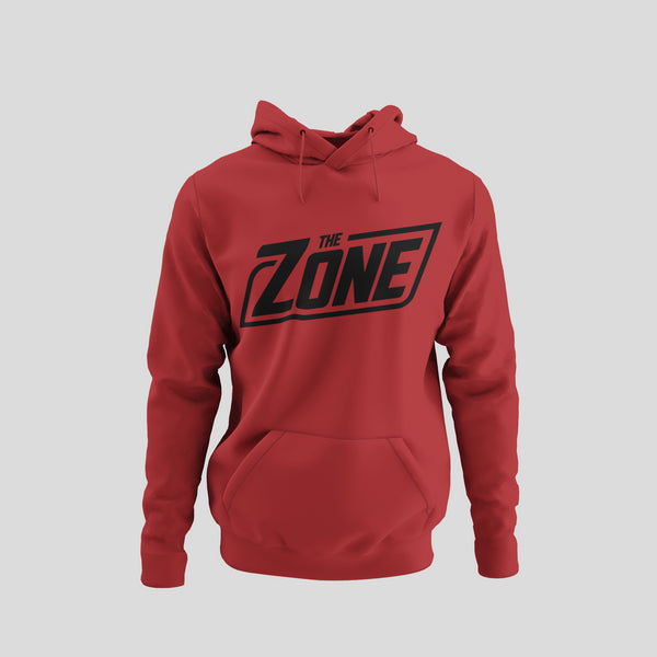 The Zone - Kapucnis pulcsi fekete logóval