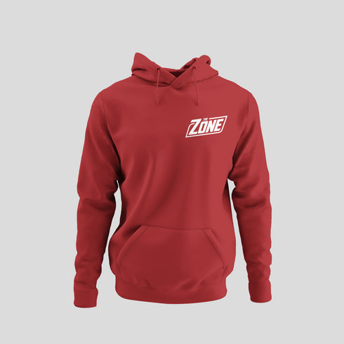 The Zone - Kapucnis pulcsi fehér mellkas logóval