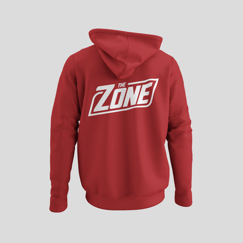 The Zone - Kapucnis pulcsi fehér hát és mellkas logóval