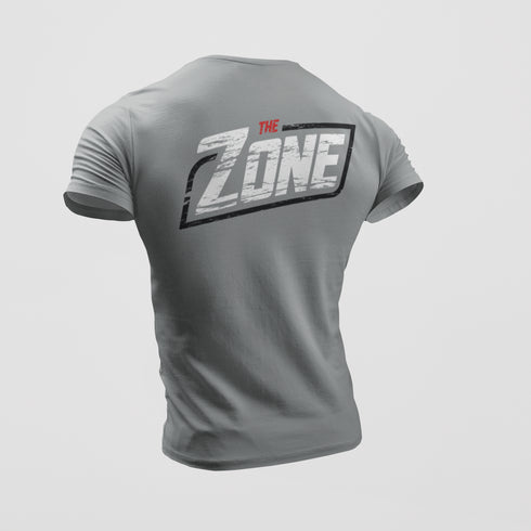 The Zone - Prémium póló koptatott ZONE hát és mellkas logóval