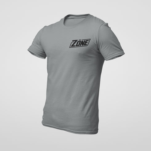 The Zone - Prémium póló fekete mellkas logóval