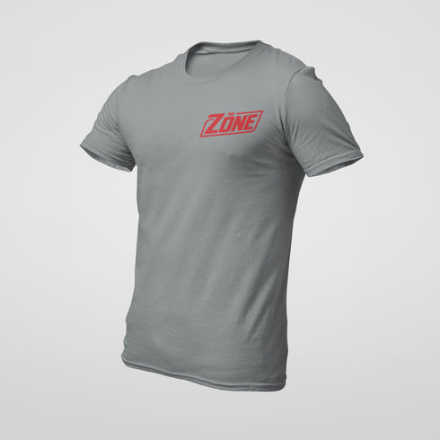 The Zone - Prémium póló piros mellkas logóval