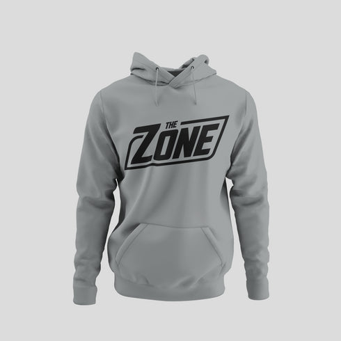 The Zone - Kapucnis pulcsi fekete logóval