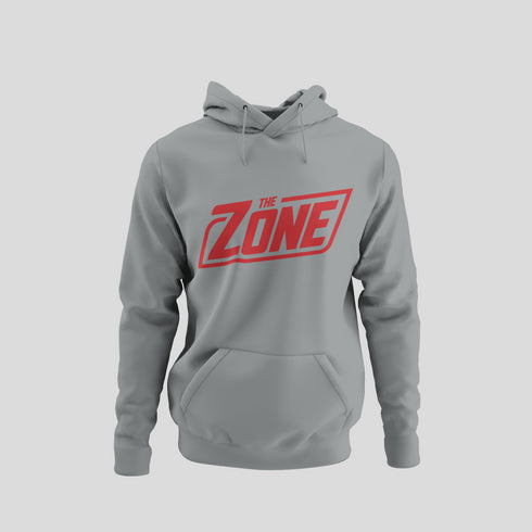 The Zone - Kapucnis pulcsi piros logóval