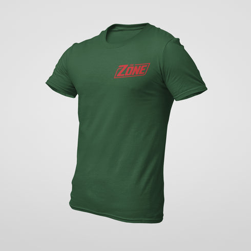 The Zone - Prémium póló piros mellkas logóval