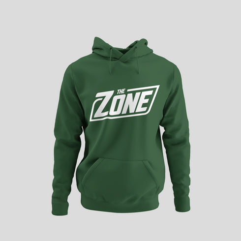 The Zone - Kapucnis pulcsi fehér logóval